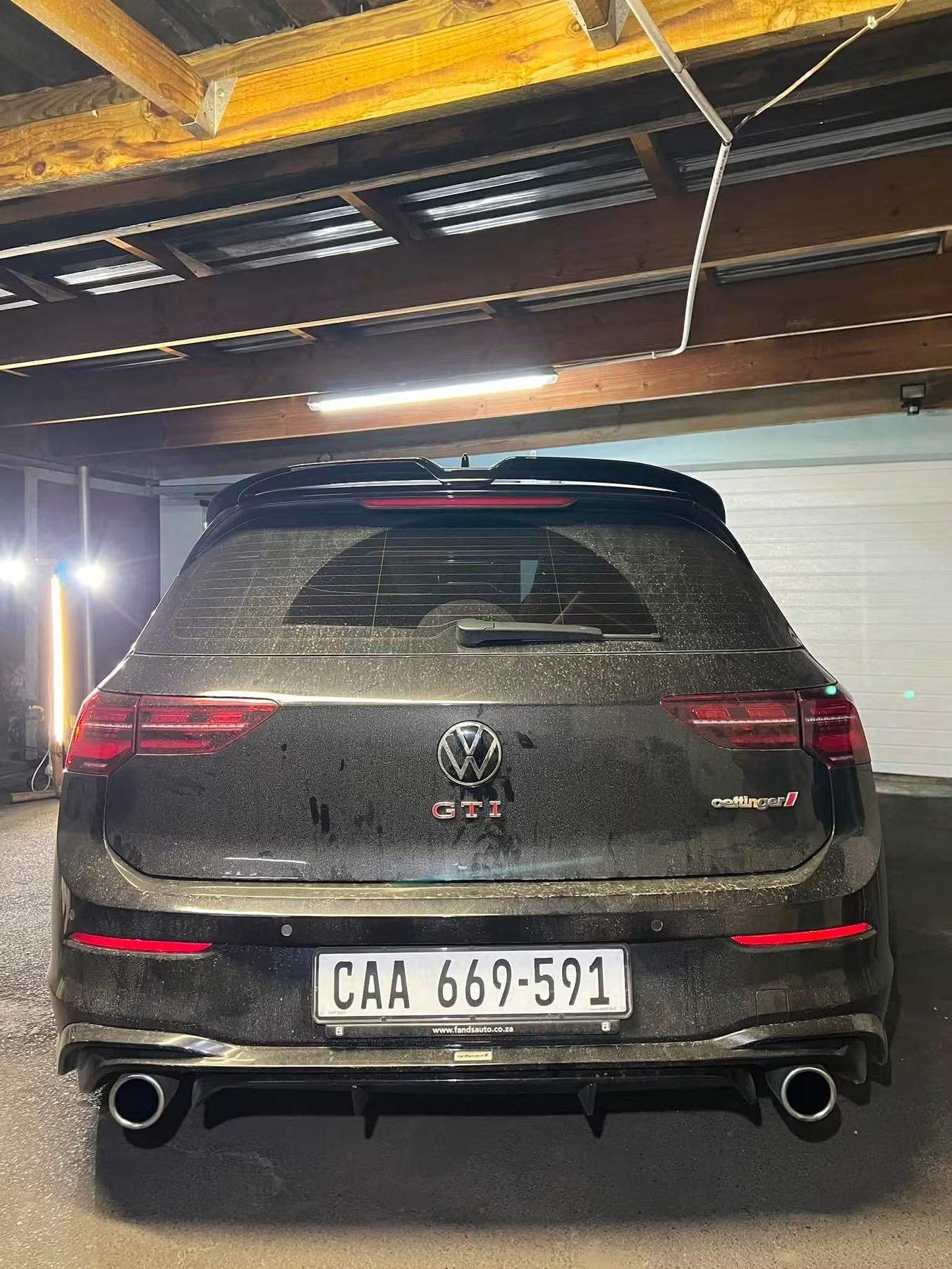 Volkswagen GTI before its wash treatment